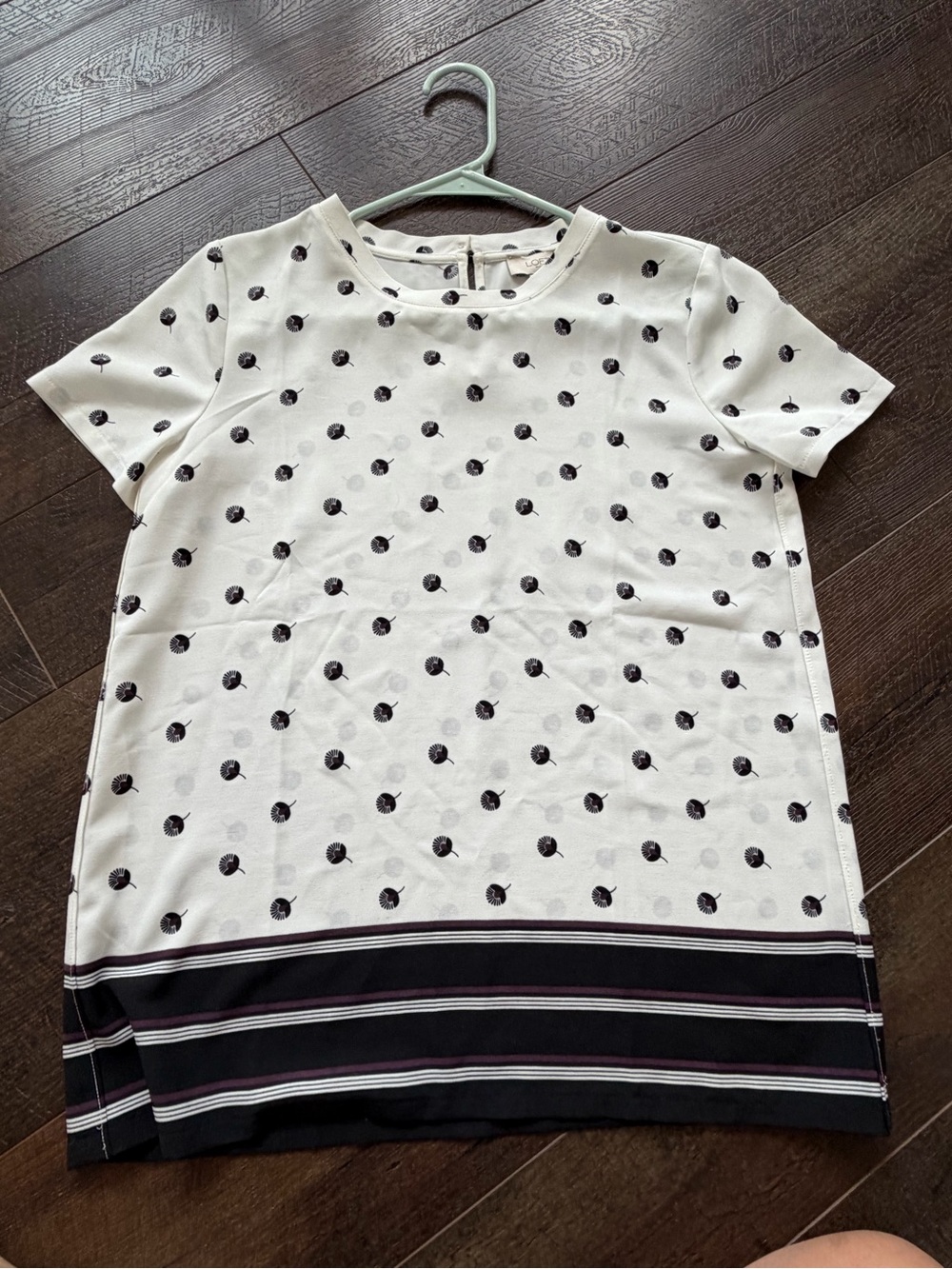 Loft short sleeve blouse